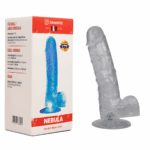 Dildo Realista Nebula Transparente 18 cm