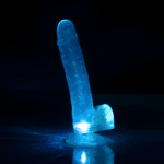 Dildo Realista Nebula Transparente 18 cm - Imagen 2